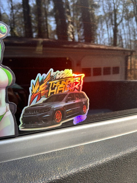 Holographic ThunderHawk Sticker