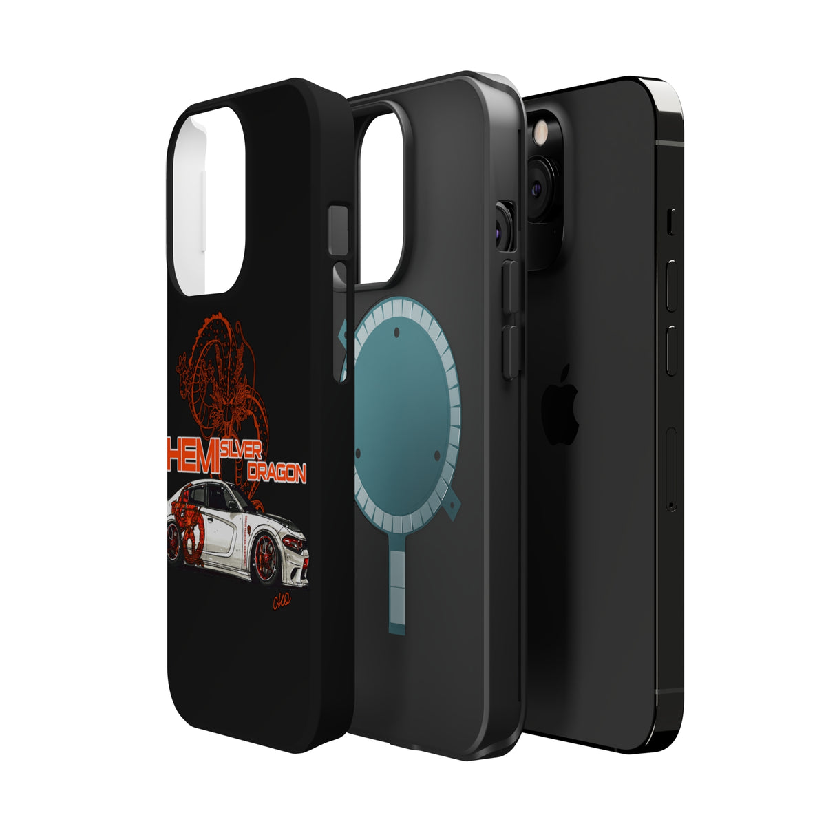 Hemi SilverDragon - MagSafe Phone Case