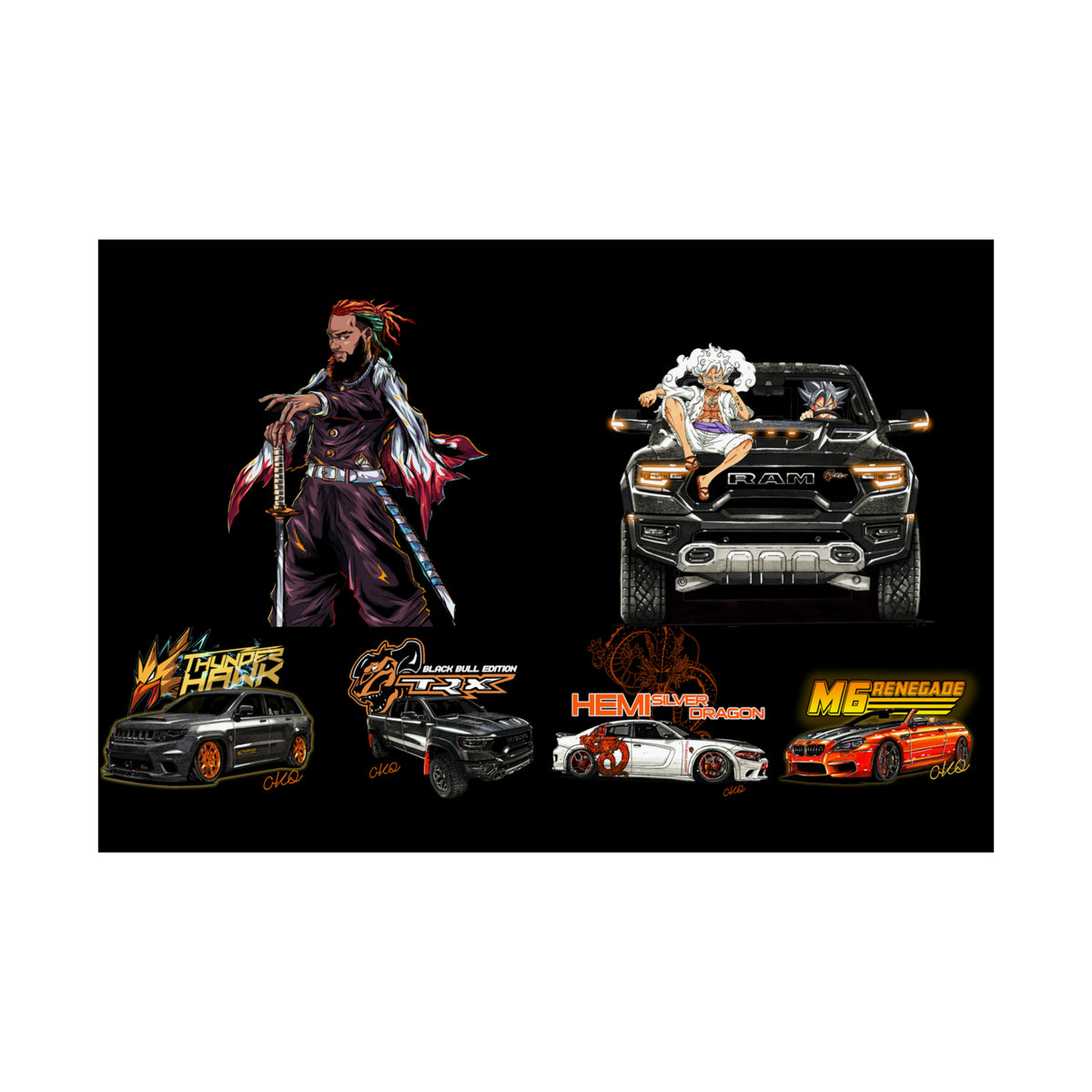 OKQ Car Combo Poster