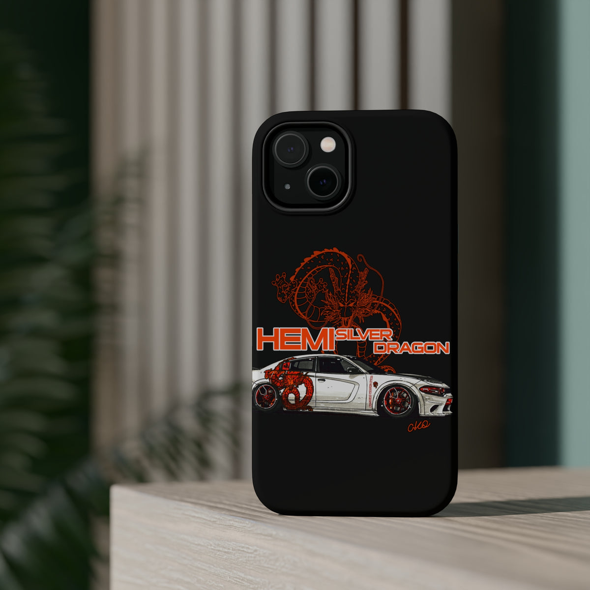 Hemi SilverDragon - MagSafe Phone Case