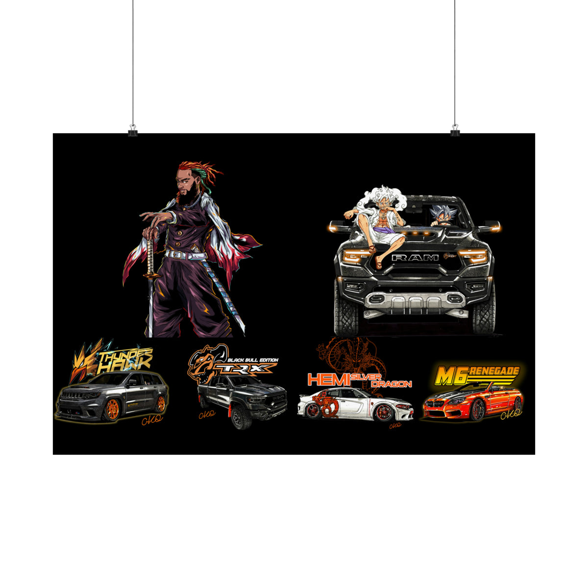 OKQ Car Combo Poster