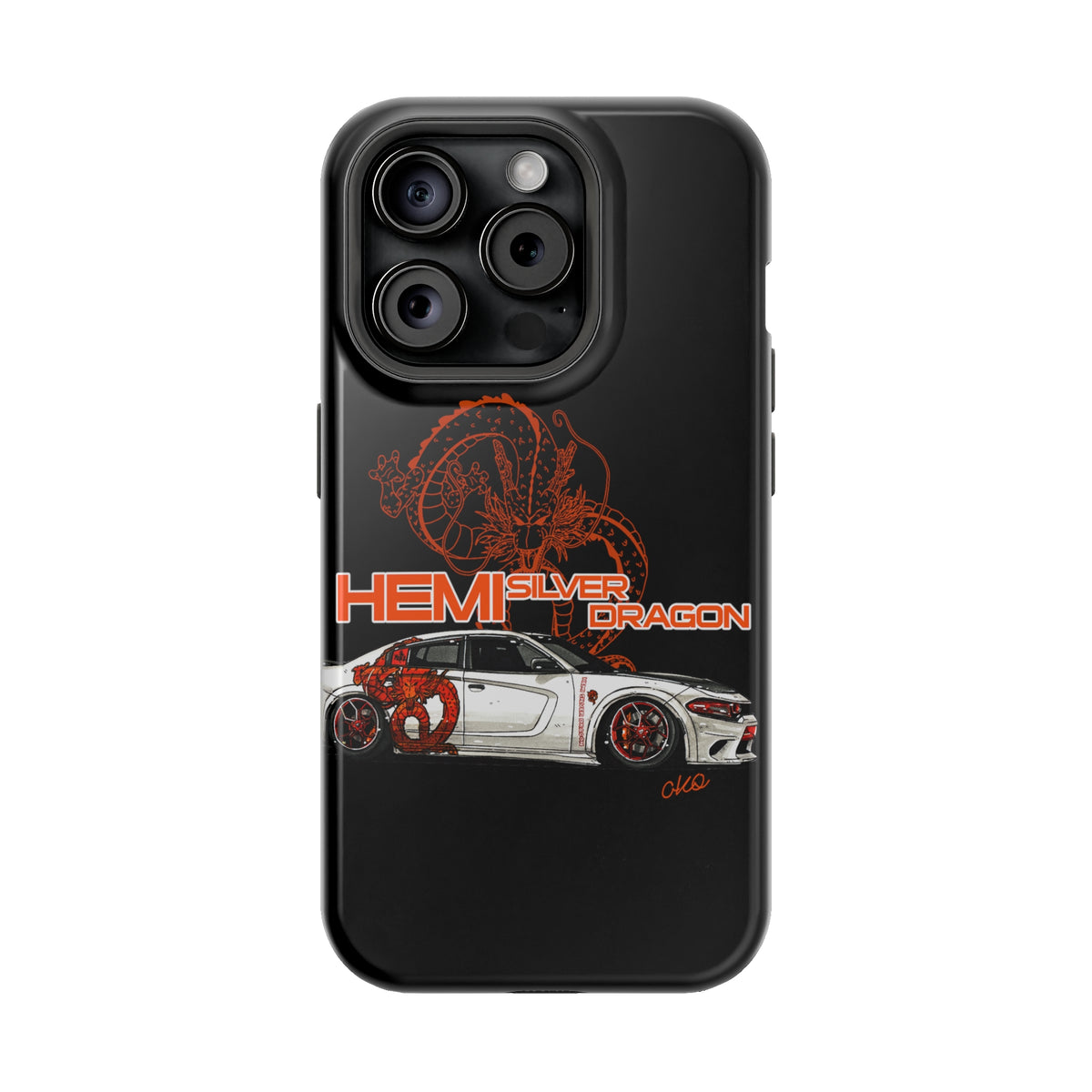 Hemi SilverDragon - MagSafe Phone Case
