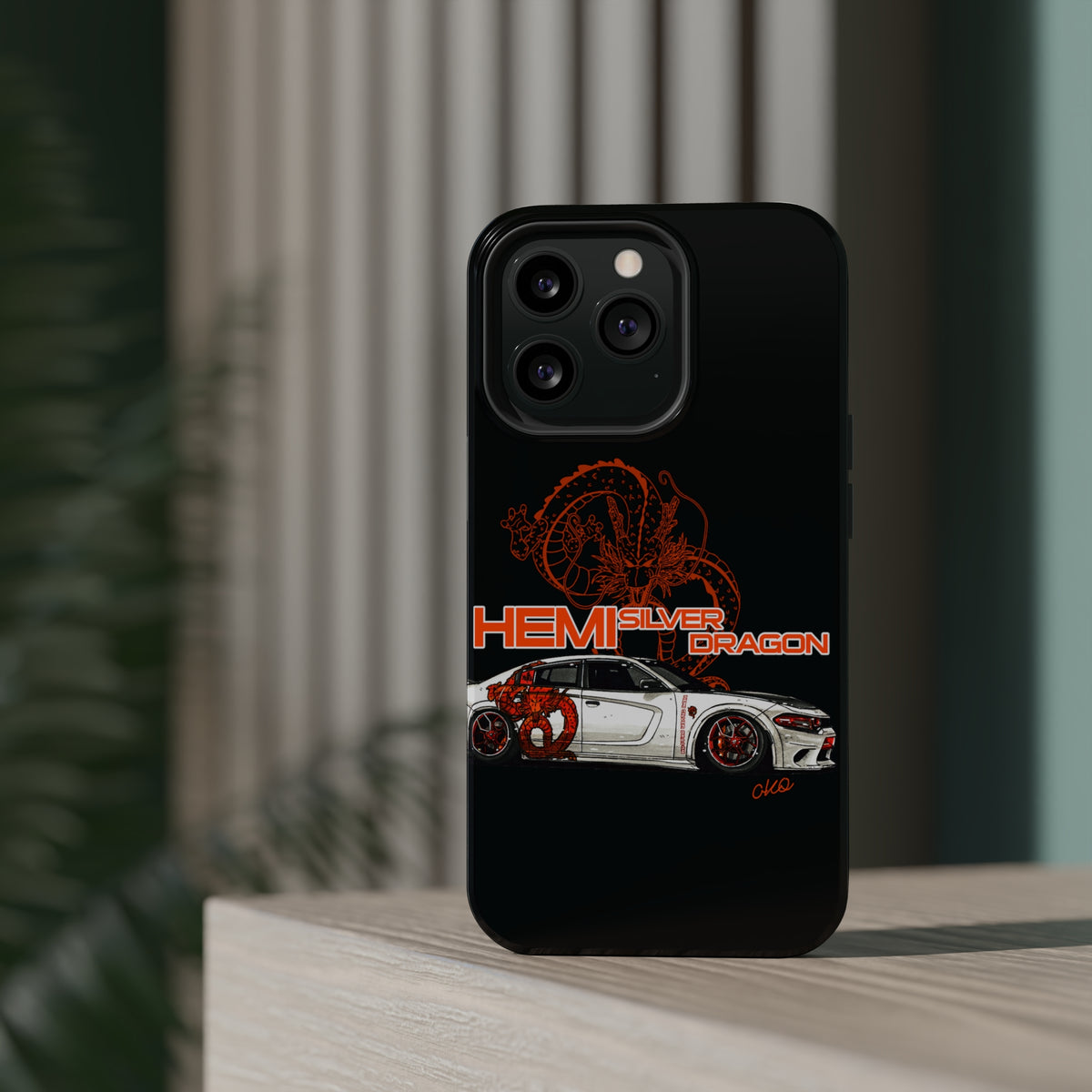 Hemi SilverDragon - MagSafe Phone Case