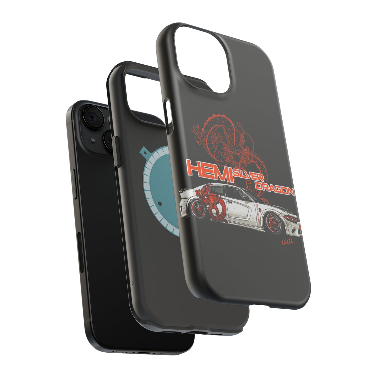 Hemi SilverDragon - MagSafe Phone Case