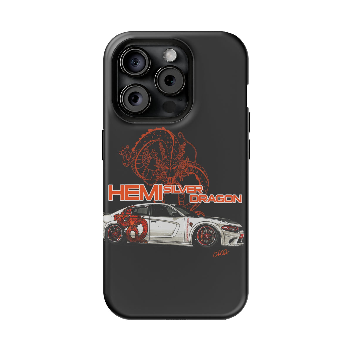Hemi SilverDragon - MagSafe Phone Case