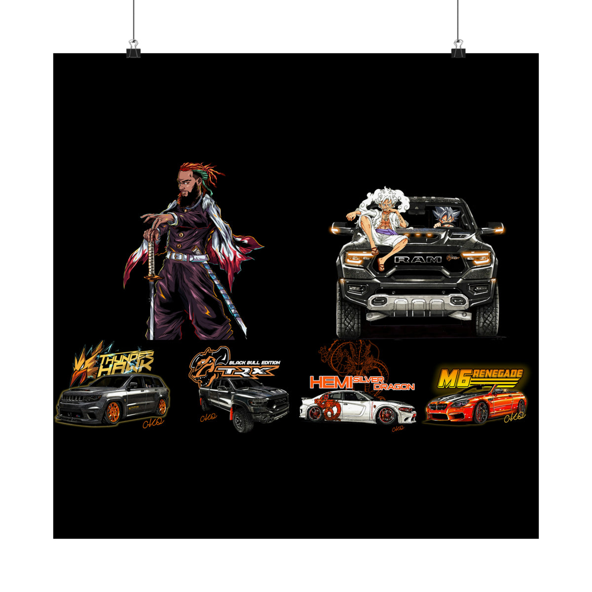 OKQ Car Combo Poster