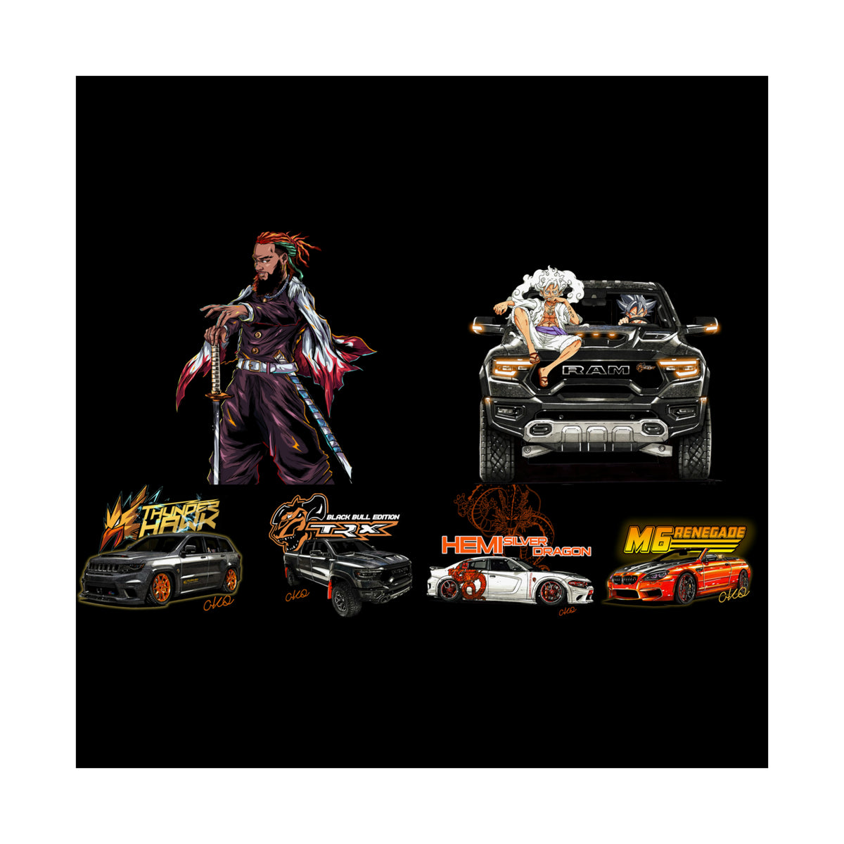 OKQ Car Combo Poster