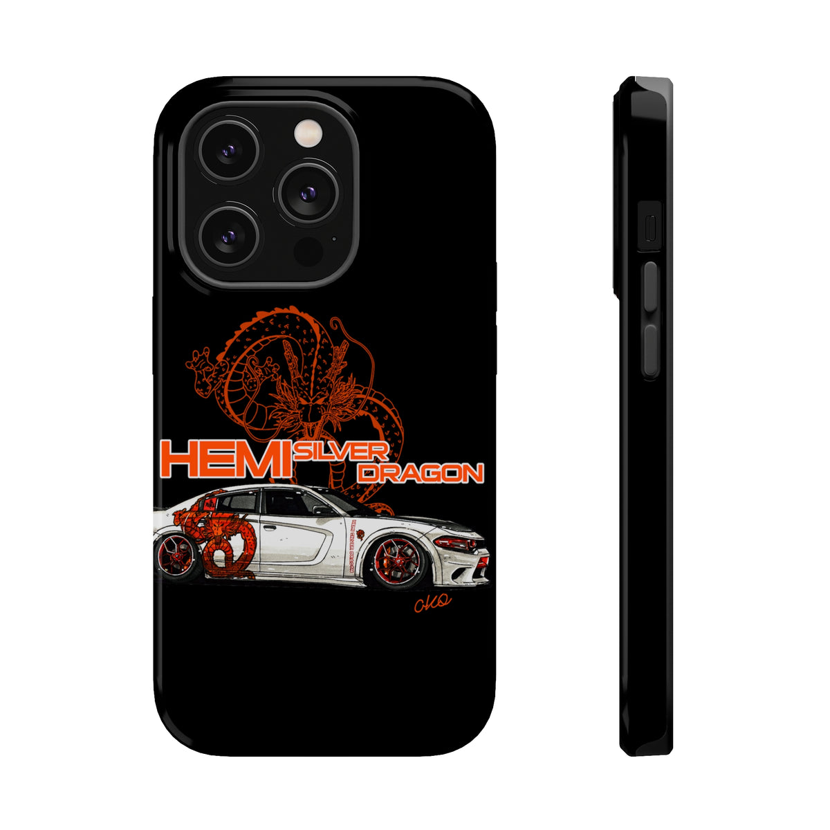 Hemi SilverDragon - MagSafe Phone Case