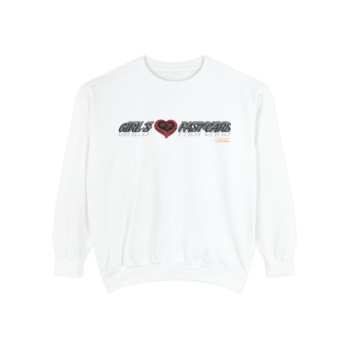 I Love Fast Cars Crewneck
