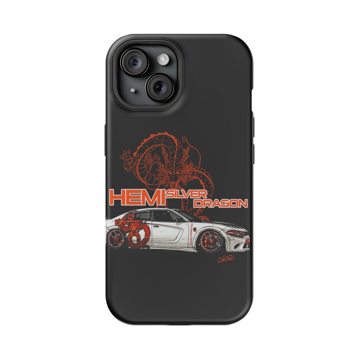 Hemi SilverDragon - MagSafe Phone Case