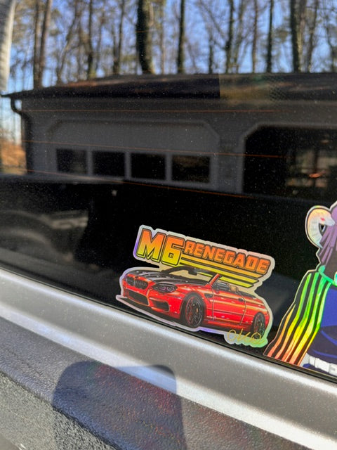 Holographic M6 Renegade Sticker