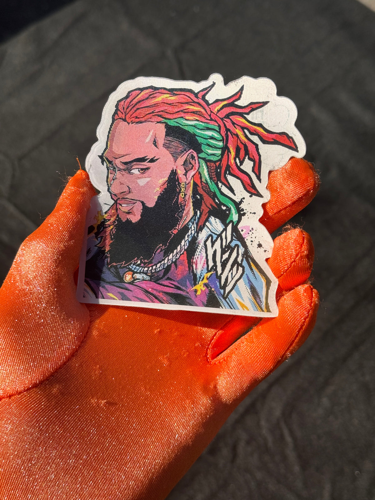 OKQ Anime + We Got Smoke Sticker
