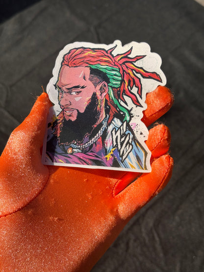 OKQ Anime + We Got Smoke Sticker