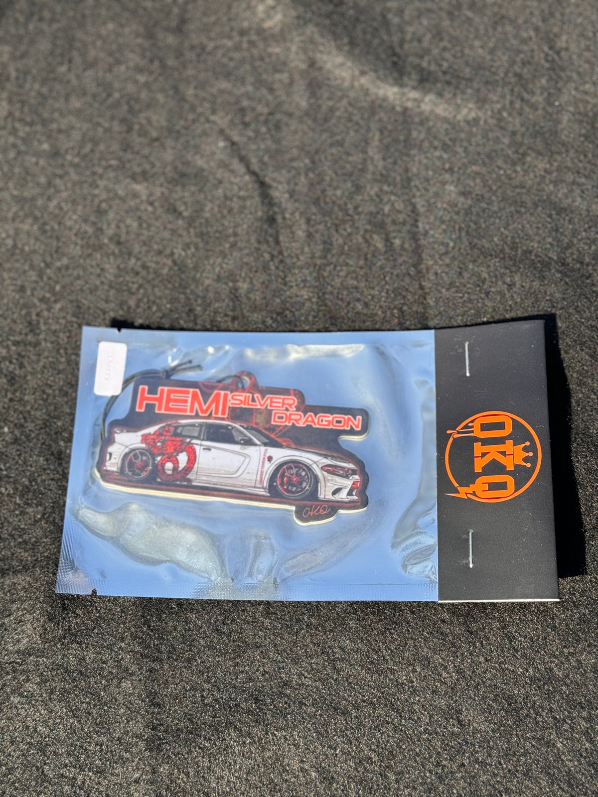 Hemi Silver Dragon Air Freshener