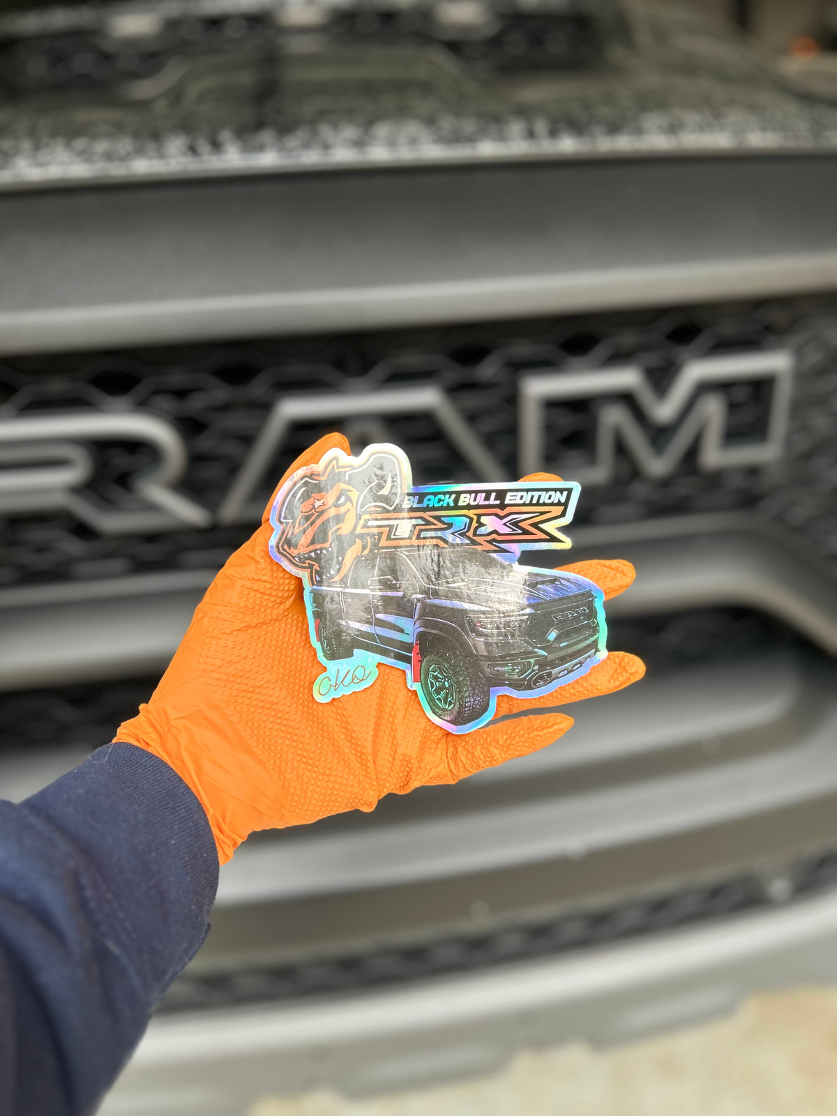 Holographic Black Bull Edition Sticker