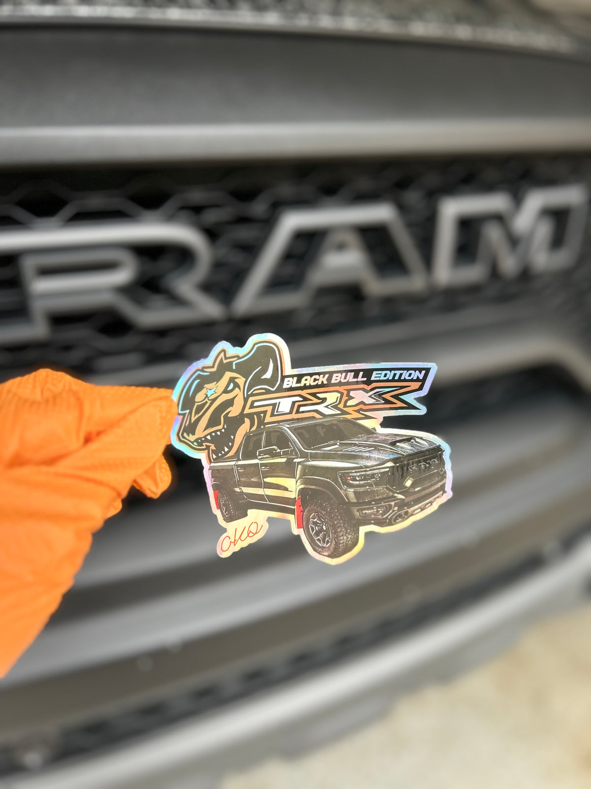 Holographic Black Bull Edition Sticker