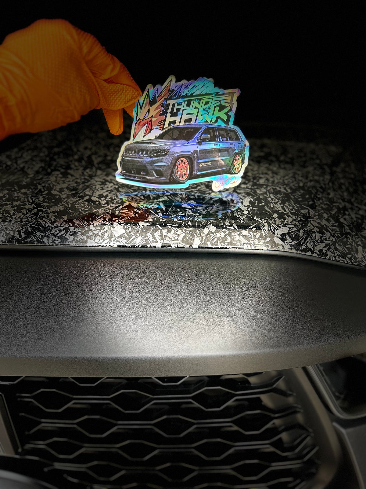 Holographic ThunderHawk Sticker
