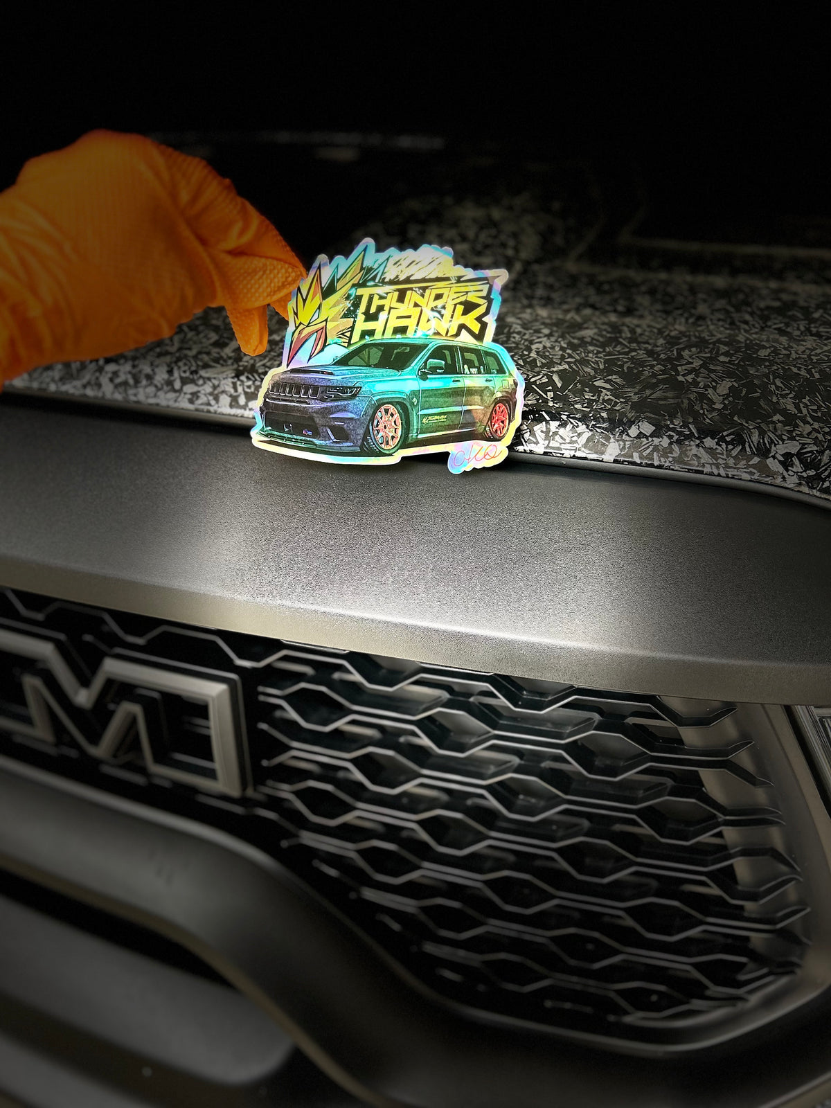 Holographic ThunderHawk Sticker