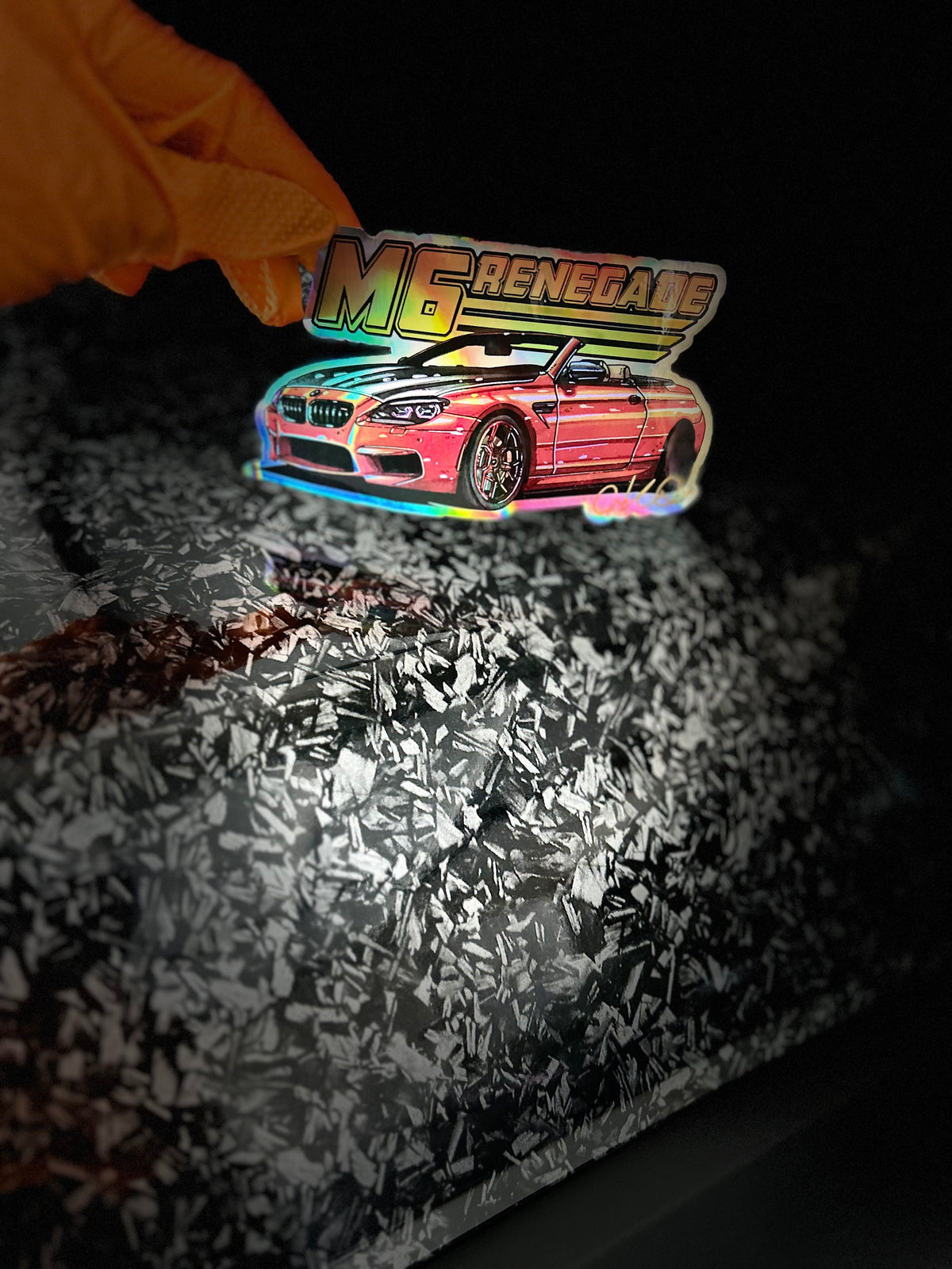 Holographic M6 Renegade Sticker