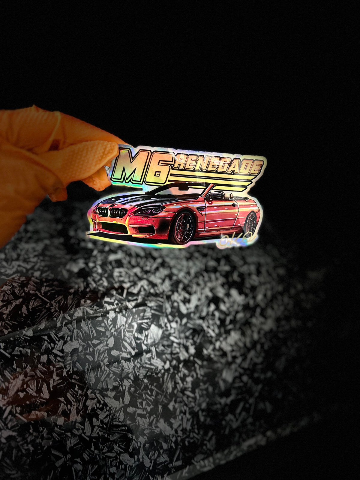 Holographic M6 Renegade Sticker