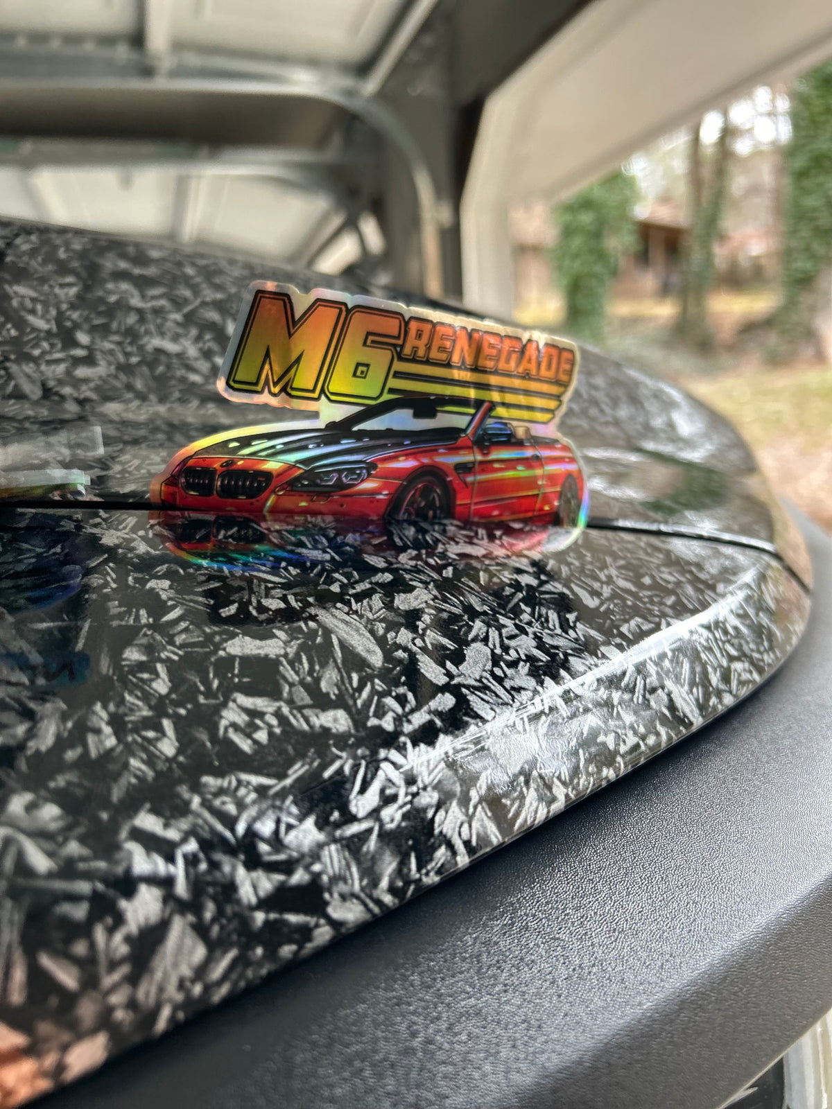 Holographic M6 Renegade Sticker