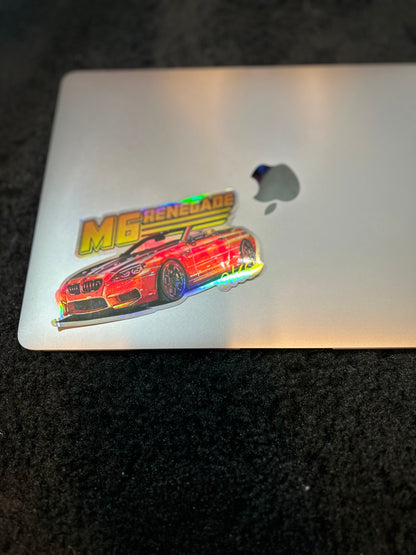 Holographic M6 Renegade Sticker