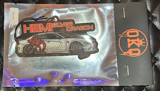 Hemi Silver Dragon Air Freshener